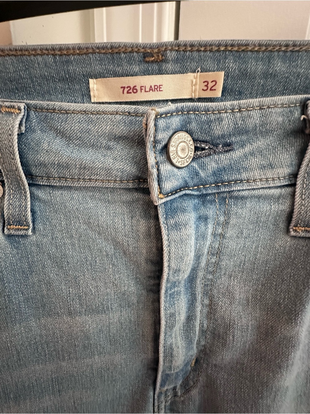 Levi's Light Blue 726 Flare Jeans